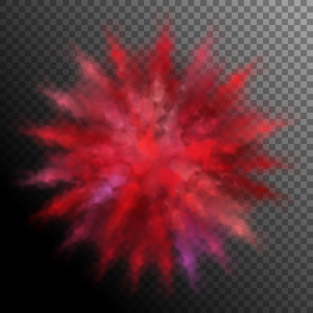 Explosion of White Powderのイラスト素材