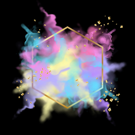 Happy Holi Backgroundの写真素材