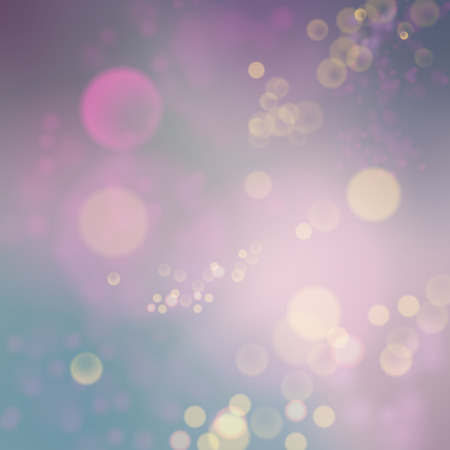 Festive pink vector abstract background with bokeh defocused lightsのイラスト素材