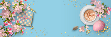 Easter Holiday Bannerの写真素材