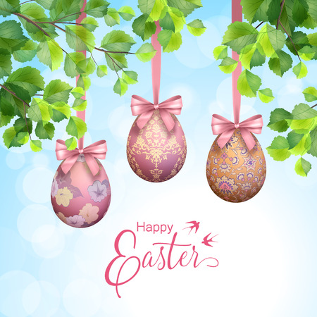 Easter holiday Backgroundのイラスト素材