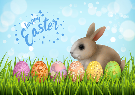 Happy Easter Cardのイラスト素材