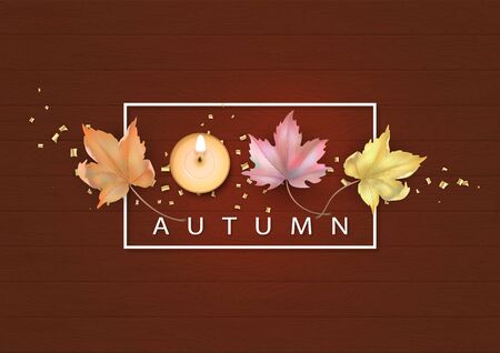 Abstract Autumn backgroundのイラスト素材