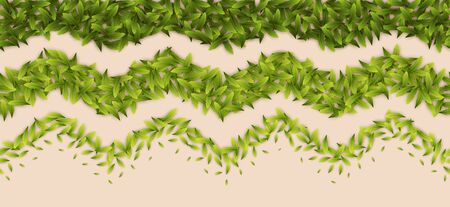 Seamless leaf patternのイラスト素材