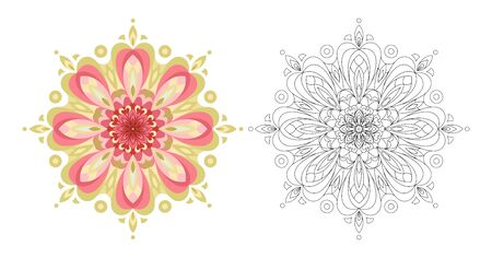 Abstract Circular Patternのイラスト素材