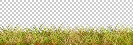 Vector Grass Borderのイラスト素材