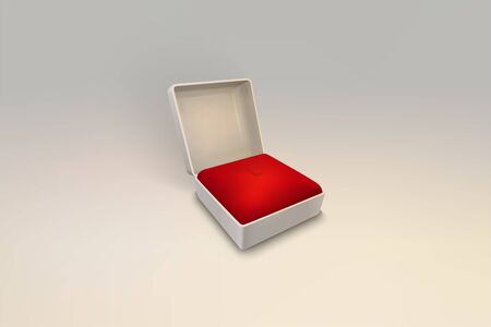 Opened Jewelry Boxのイラスト素材