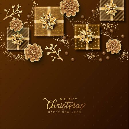 Festive Christmas Backgroundのイラスト素材