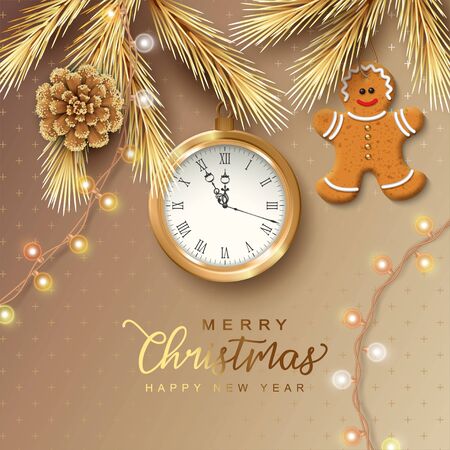 Merry Christmas Backgroundのイラスト素材