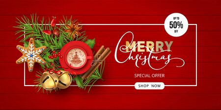 Christmas Sale Bannerのイラスト素材