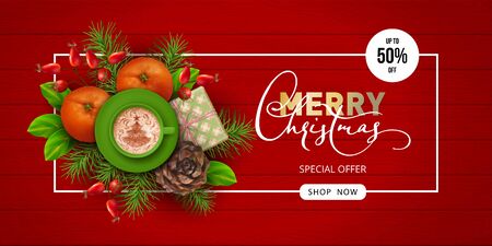 Christmas Sale Bannerのイラスト素材