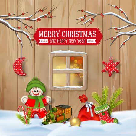 Christmas Winter Sceneの写真素材