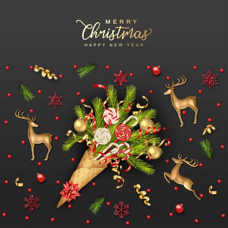 Christmas Holidays Backgroundのイラスト素材