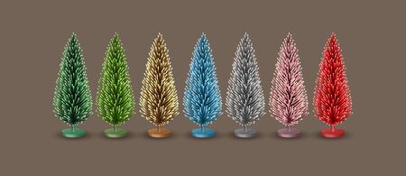 Artificial Christmas Treeのイラスト素材