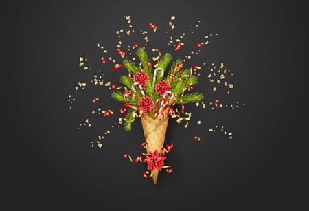 Holiday New Year Bannerの写真素材