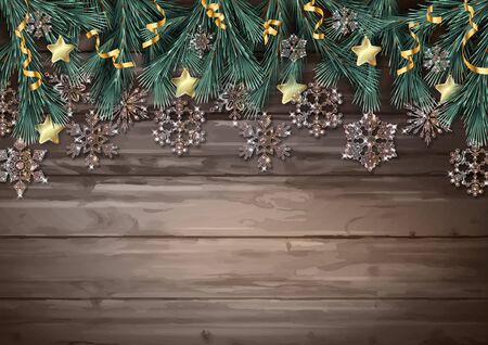 Festive Christmas Backgroundのイラスト素材