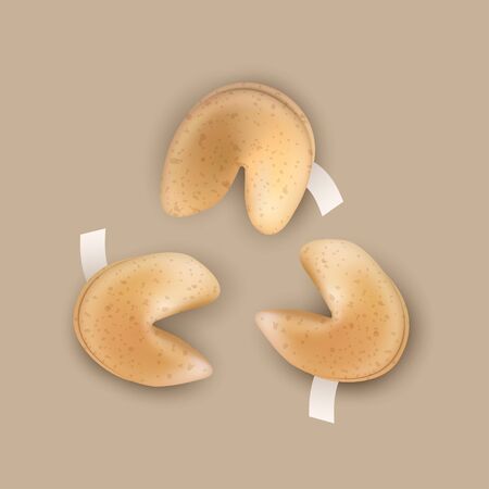 Chinese Fortune Cookiesのイラスト素材
