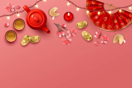 Lunar Chinese New Yearのイラスト素材