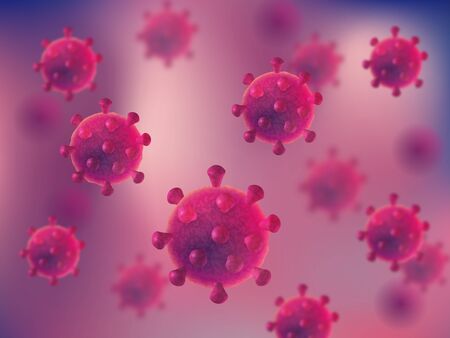 Coronavirus concept designのイラスト素材