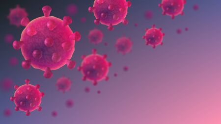 Coronavirus concept designのイラスト素材