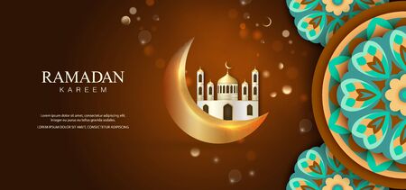 Eid Mubarak islamic designのイラスト素材