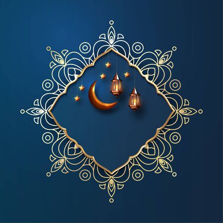 Ramadan Kareem greeting cardの写真素材