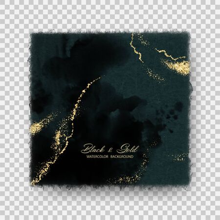 Black watercolor backgroundのイラスト素材