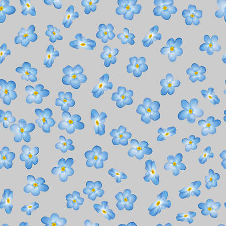 Flower Seamless Patternのイラスト素材
