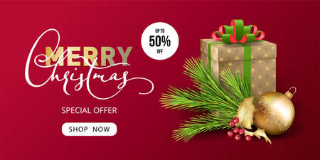 Christmas Sale Bannerのイラスト素材