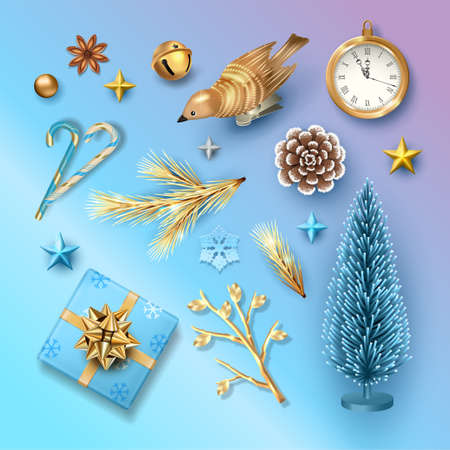 Set of Christmasのイラスト素材