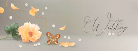 Wedding Concept Bannerのイラスト素材