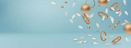 Wedding Concept Illustrationの写真素材