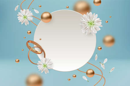 Wedding Concept Illustrationの写真素材