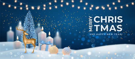 Christmas Winter Backgroundのイラスト素材