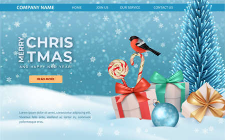 Christmas web background templateのイラスト素材