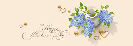 Valentines day bannerのイラスト素材