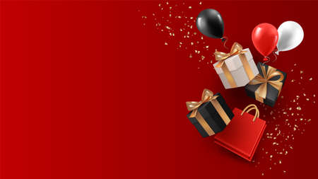 Black Friday sale banner templateの写真素材