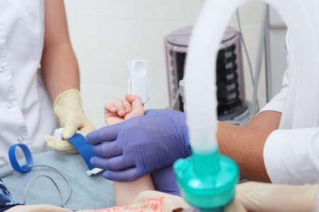 Tools for dental treatment. Dental instruments on a light background on a white relief podium....