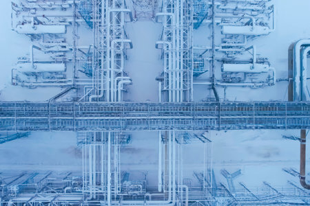 Gas treatment plants for a liquefied gas plant.