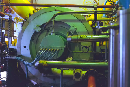 LNG plant equipment, pipes and pressure vessels. LNG and gasoline production.