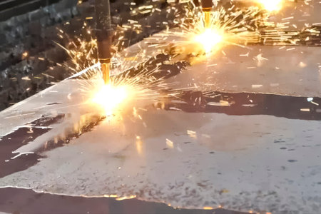 CNC welding machine with water cooling.