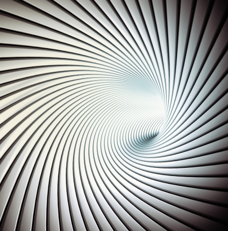 Abstract spiral tunnelの写真素材