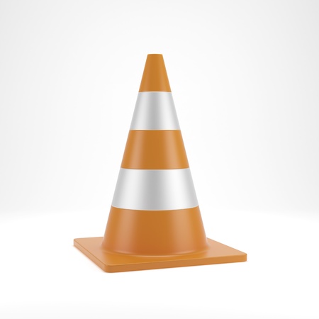 Traffic coneの写真素材