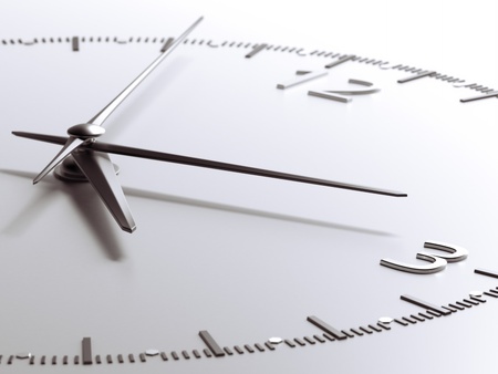 Time concept  isolated on a white background