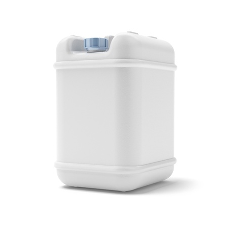 Oil canister isolated on a white backgroundの写真素材