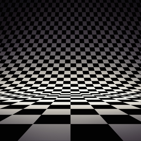 checkered tilesの写真素材
