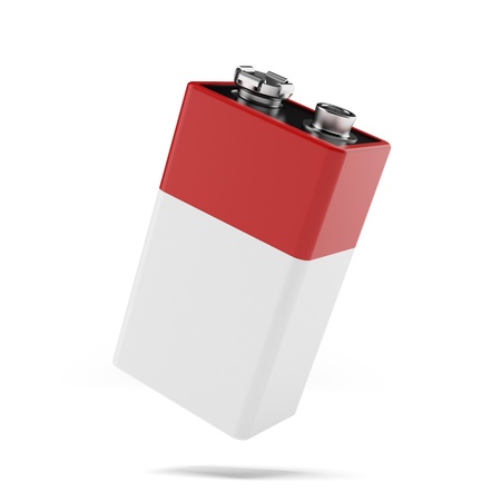 red 9v battery の写真素材