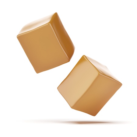 Caramel boxesの写真素材