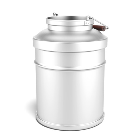 can container isolated on a white backgroundの写真素材