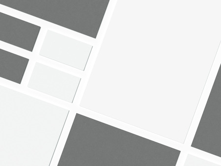 Set of corporate identity templatesの写真素材